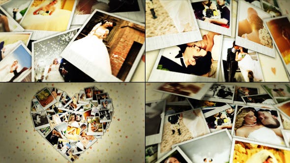 Videohive Wedding Hearts Photos 10351765