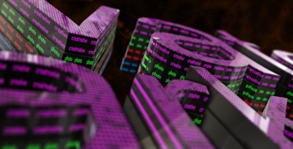 Videohive Neon Logo Text 9813236