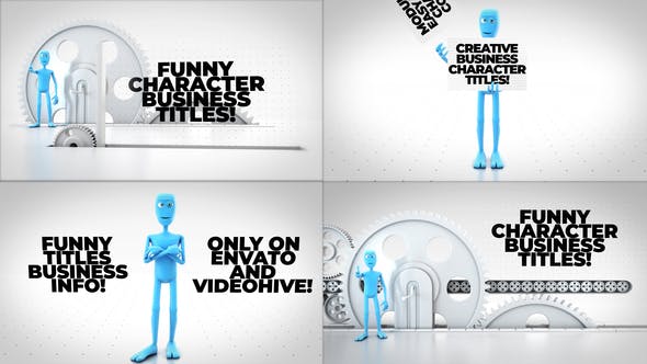 Videohive - Funny Character Titles Bundle - 29418477