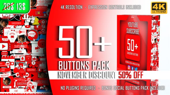 Videohive Youtube Subscribe 29342972