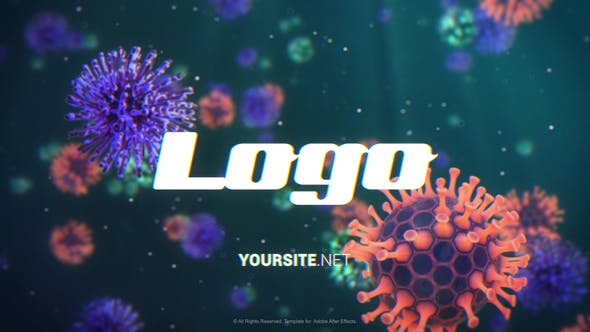 Videohive Bacteria Logo Reveal 25793525