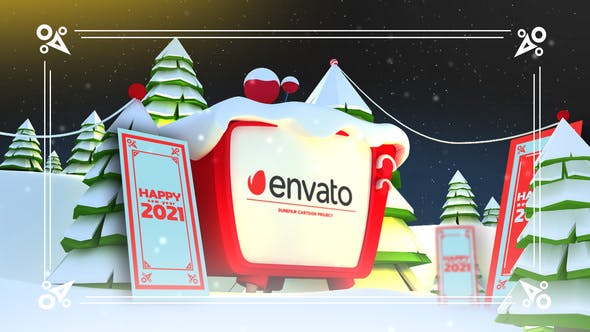 Videohive Christmas Tv Channel Logo 29741091