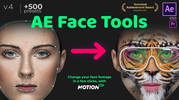 Videohive - AE Face Tools V4.1 - 24958166