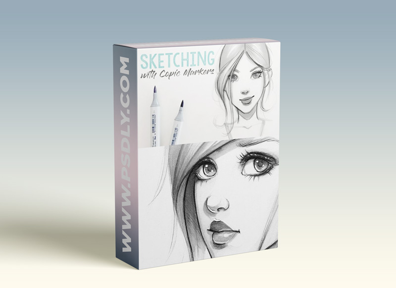 Design a Female Character: Exploring Copic Markers