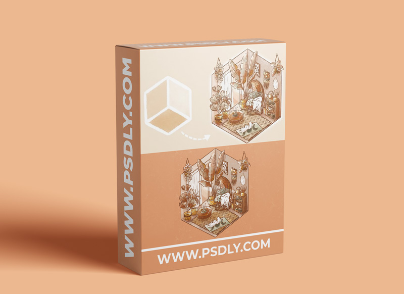 Isometric Illustration in Procreate: Design Your Dream Room