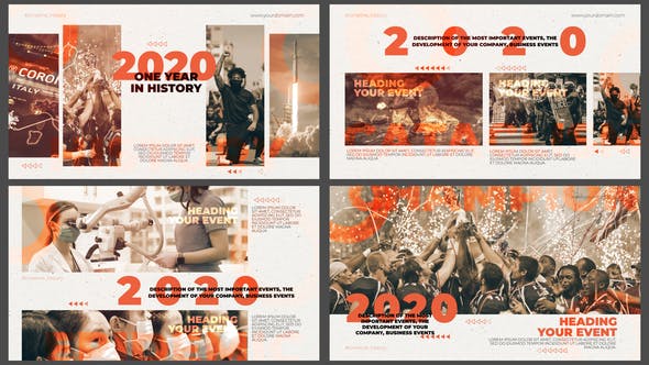 Videohive One Year in History - Timeline of Events 29794359