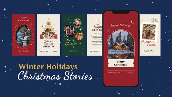 Videohive Winter Holidays Christmas Stories 29835825