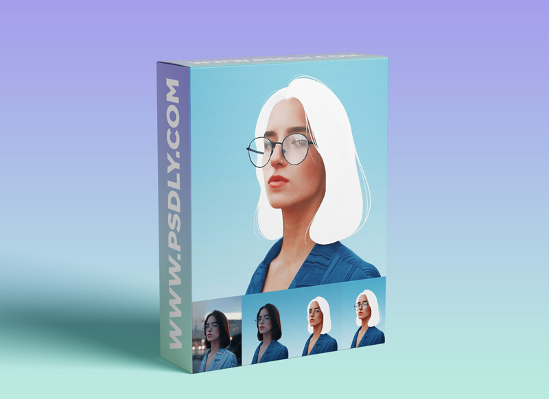 White Hair Portrait Effect (Adobe Photoshop)