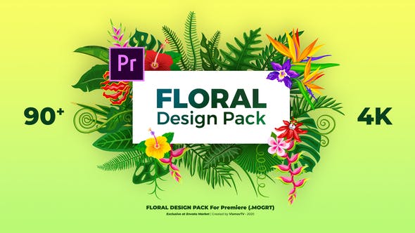 Videohive - Floral Design Pack - 29777274