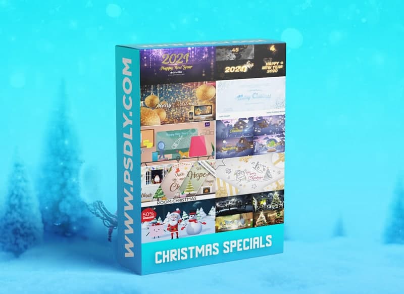 Videohive Master Vip AE Merry Christmas & Happy New Year 2021