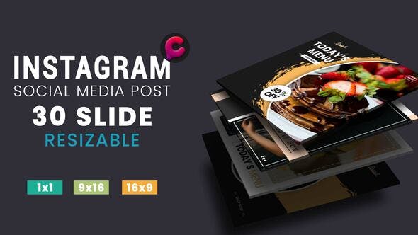 Videohive Media Post Fashion Food 29517881