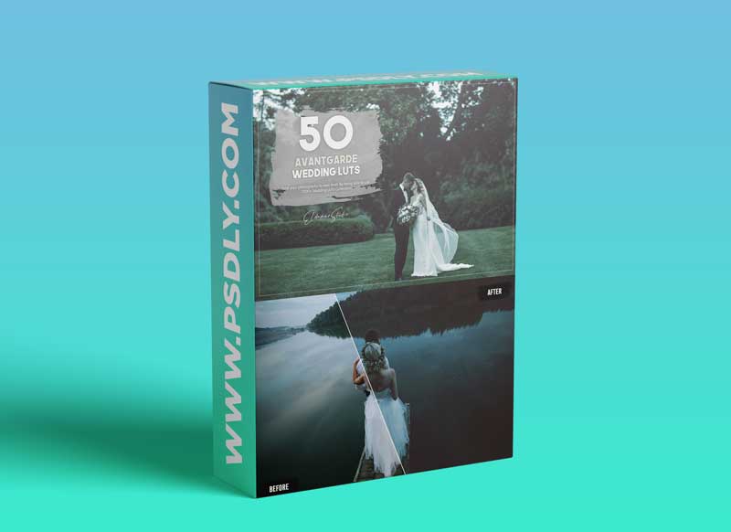 50 Avantgarde Wedding LUTs Pack