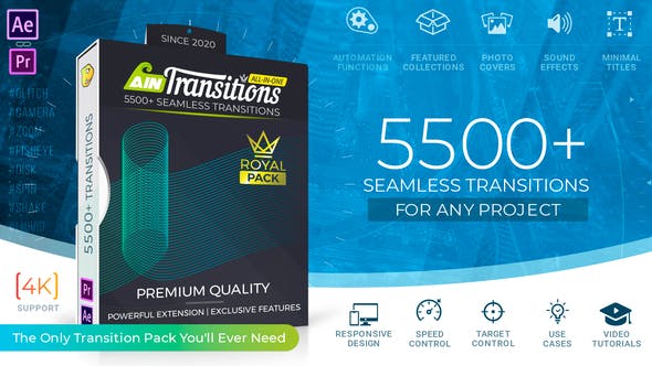 Videohive - AinTransitions | Ultimate Multipurpose Transitions Pack V1.0.2 - 26050211