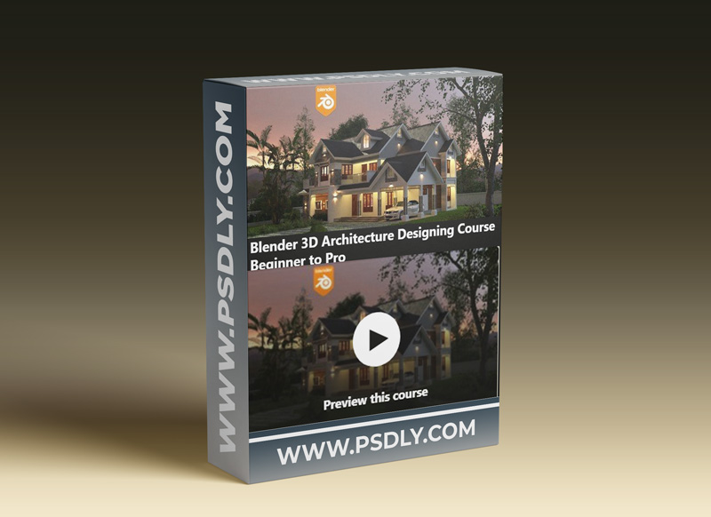 Blender 3D Architecture Designing Course Beginner to Pro