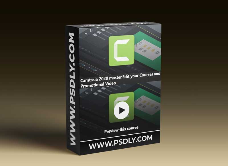 Camtasia 2020 master.Edit your Courses and Promotional Video