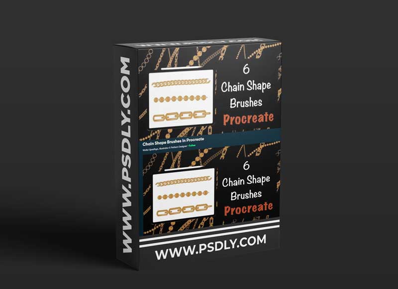 Chain Shape Brushes In Procreate