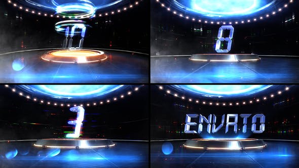 Videohive Digital Glitch Countdown 25512590