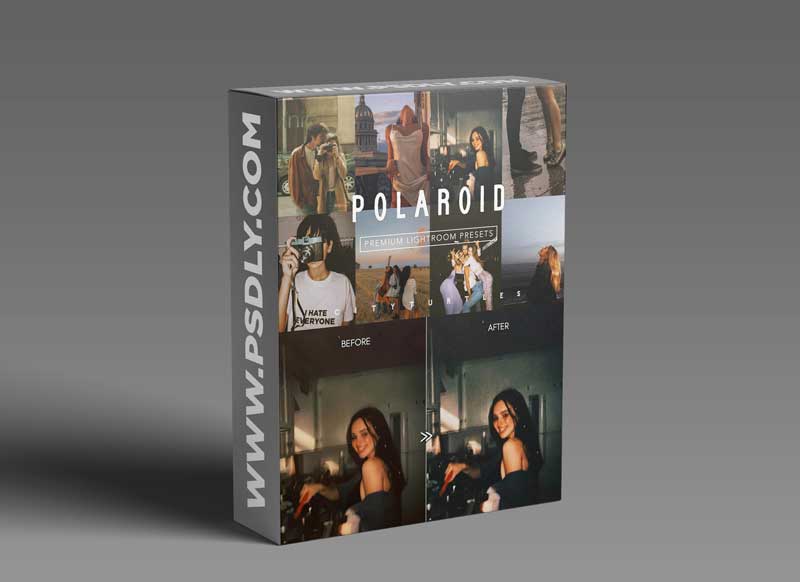 CreativeMarket - POLAROID Moody Film Vintage Presets 5673345