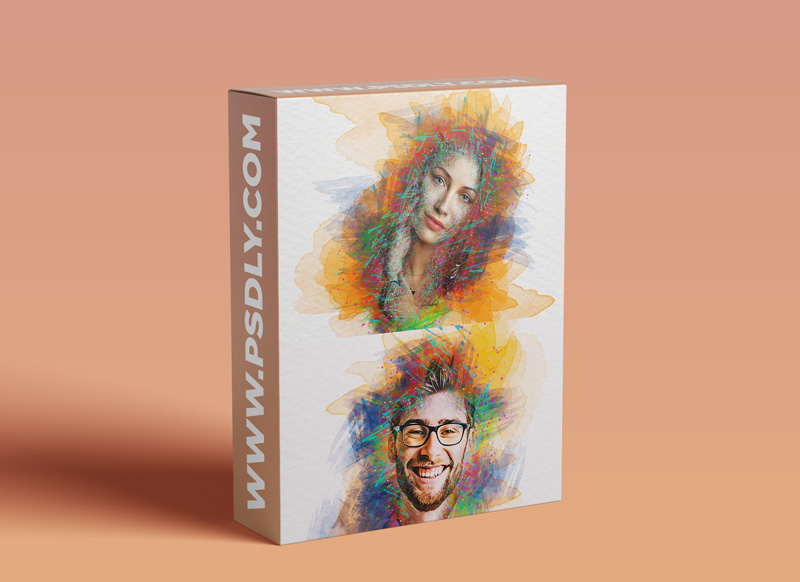 CreativeMarket Watercolor Photoshop Action 5232780