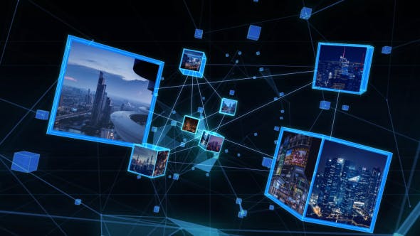 Videohive Cube Plexus Logo Reveal 20265040