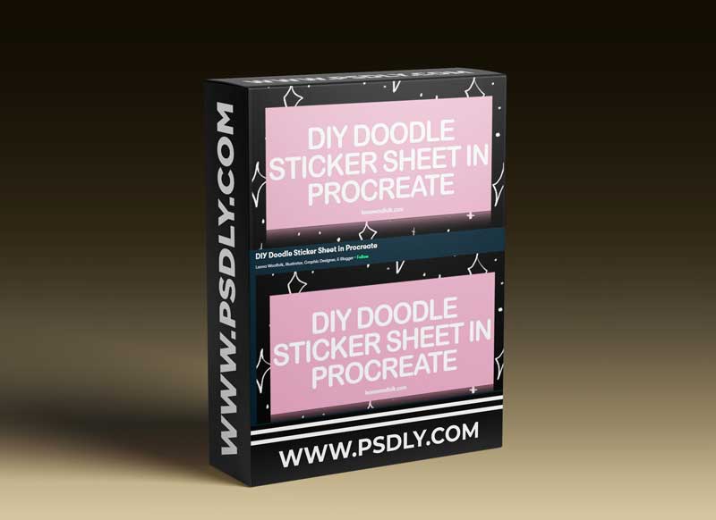 DIY Doodle Sticker Sheet in Procreate