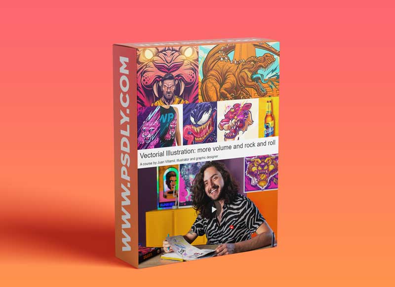 Domestika – Vectorial Illustration: more volume and rock and roll