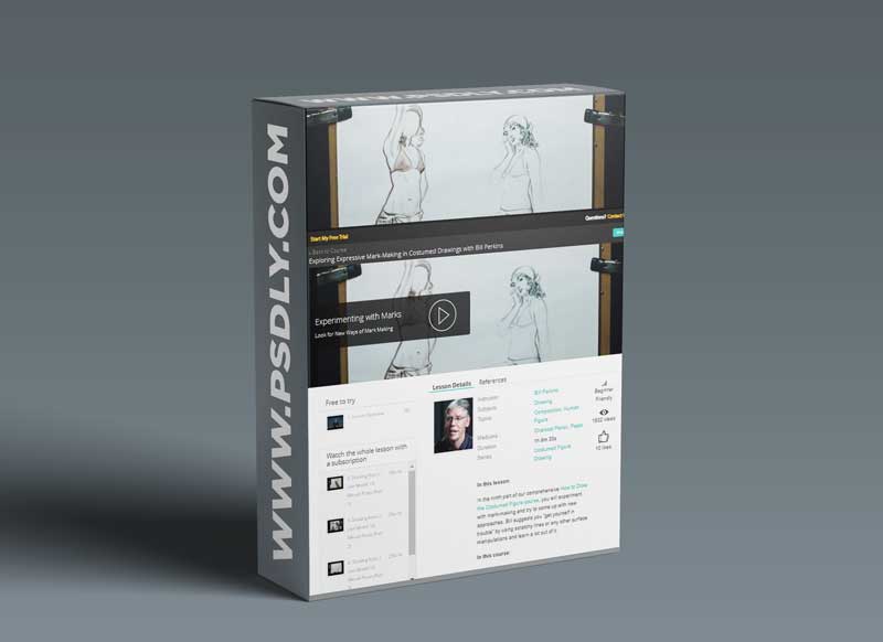 Exploring Expressive Mark-Making in Costumed Drawings with Bill Perkins