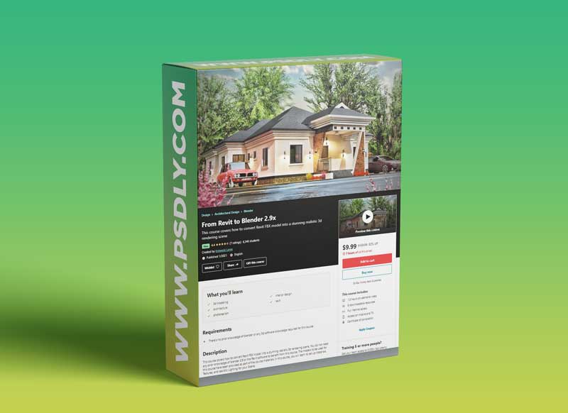 From Revit to Blender 2.9x