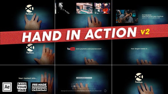 Videohive Hand in Action - Hand Animations 1871617