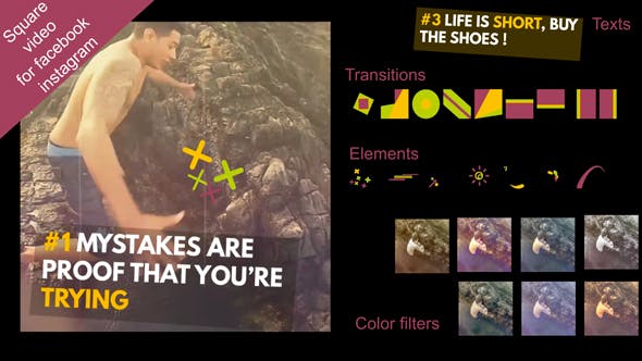 Videohive Square Video Kit 19459956