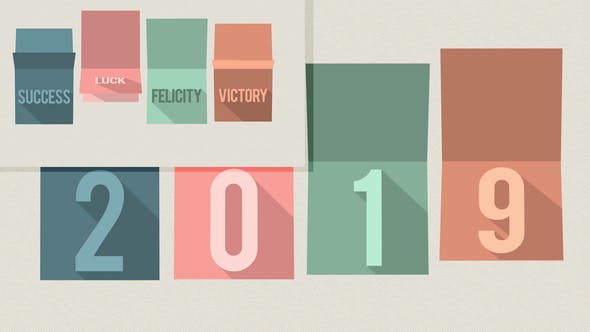 Videohive Happy New Year Minimal 9720022