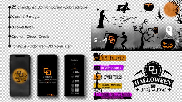 Videohive Halloween Complete Kit 22655286