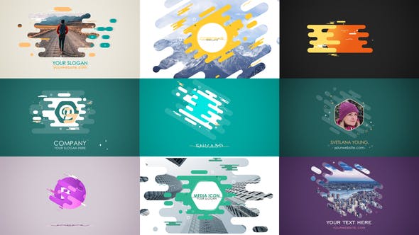 Videohive Flat Strokes Templates Set 25889798