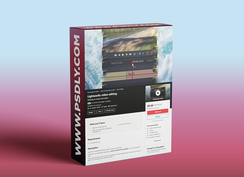 Lightworks video editing