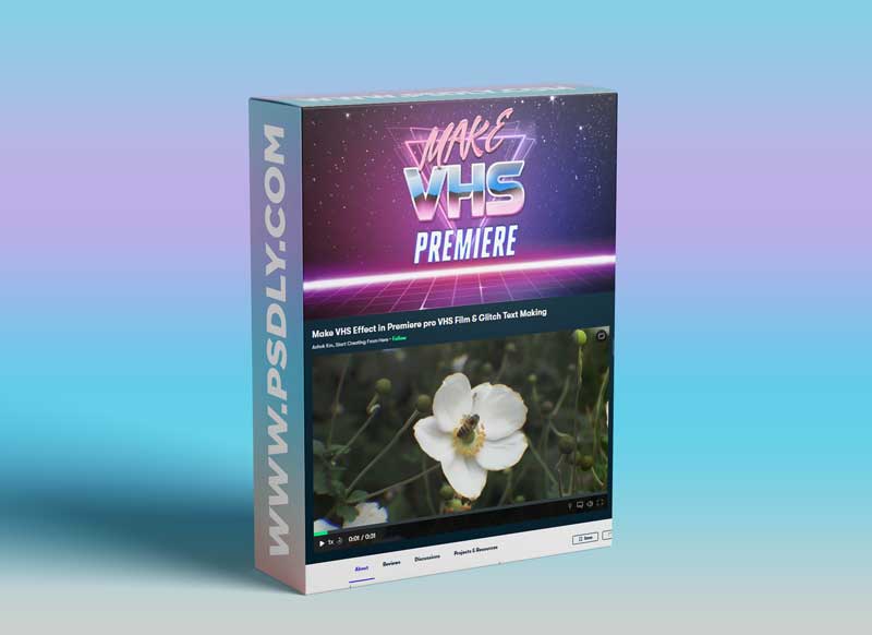 Make VHS Effect in Premiere pro VHS Film & Glitch Text Making