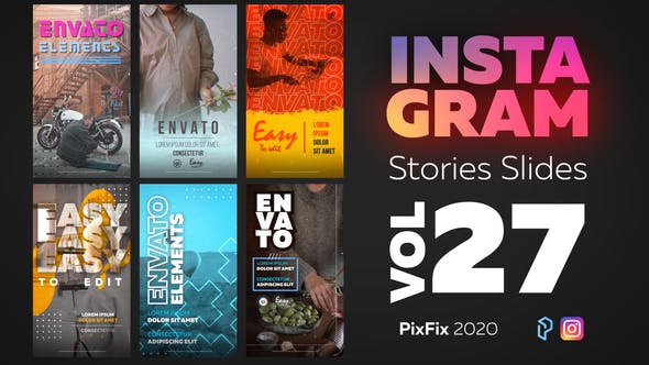 Videohive Instagram Stories Slides Vol. 27 29964968