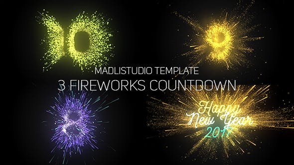 Videohive Fireworks Countdown 19189635