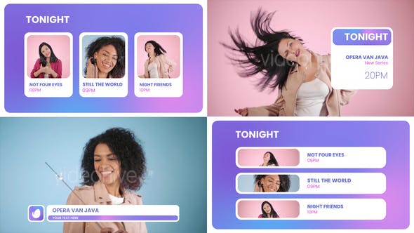 Videohive Blurred Gradient Broadcast Package 29943835