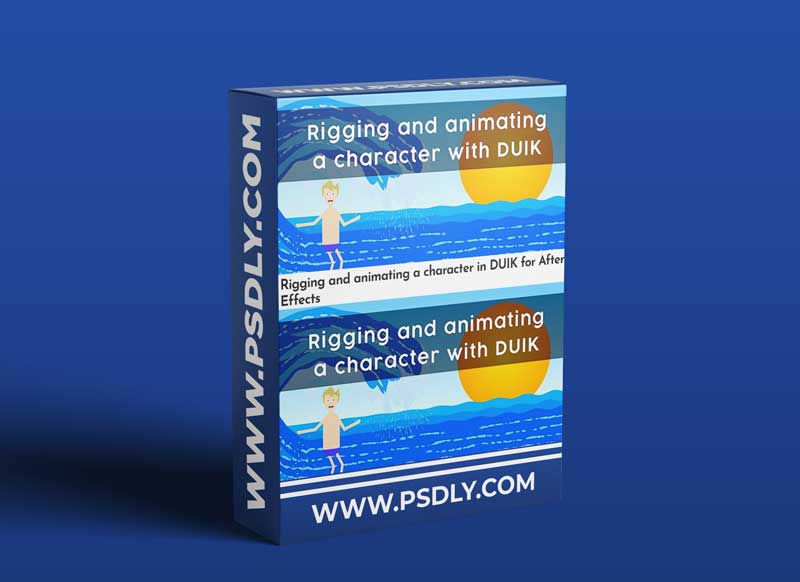 Rigging and animating a character in DUIK for After Effects