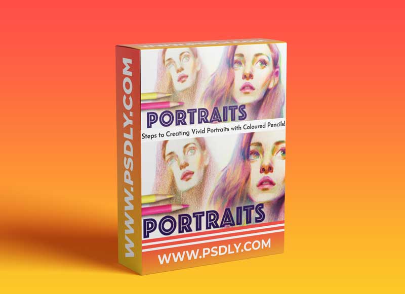 Steps to Creating Vivid Portraits with Coloured Pencils!