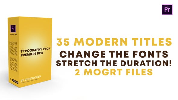 Videohive - Typography Pack - Premiere Pro - 29948373