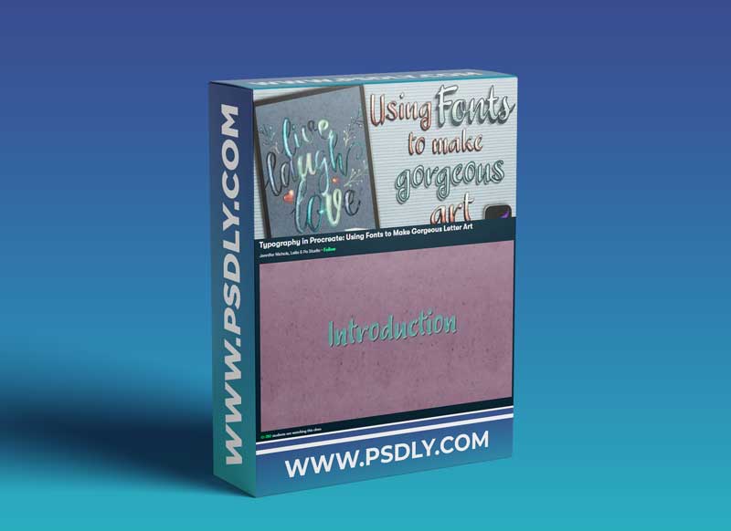 Typography in Procreate: Using Fonts to Make Gorgeous Letter Art