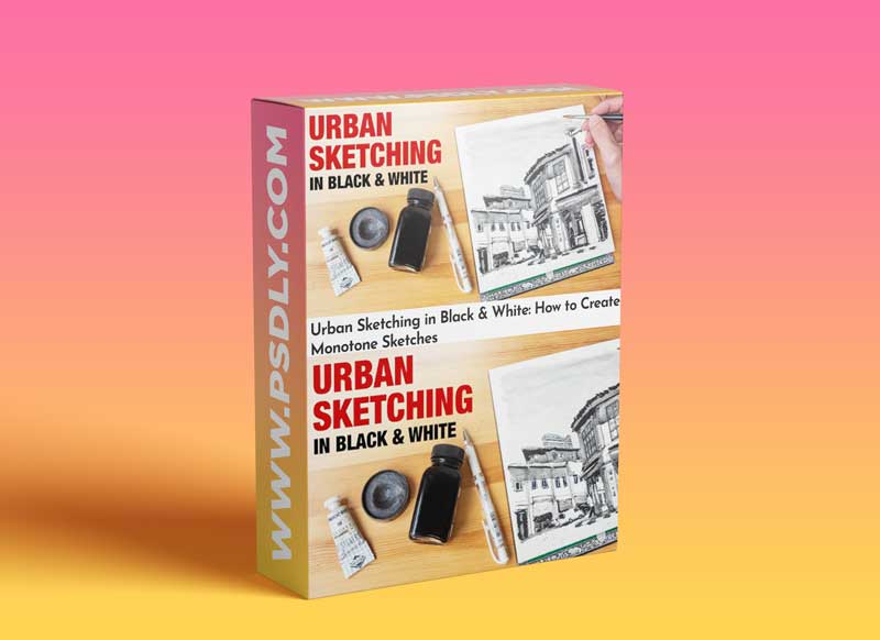 Urban Sketching in Black & White: How to Create Monotone Sketches