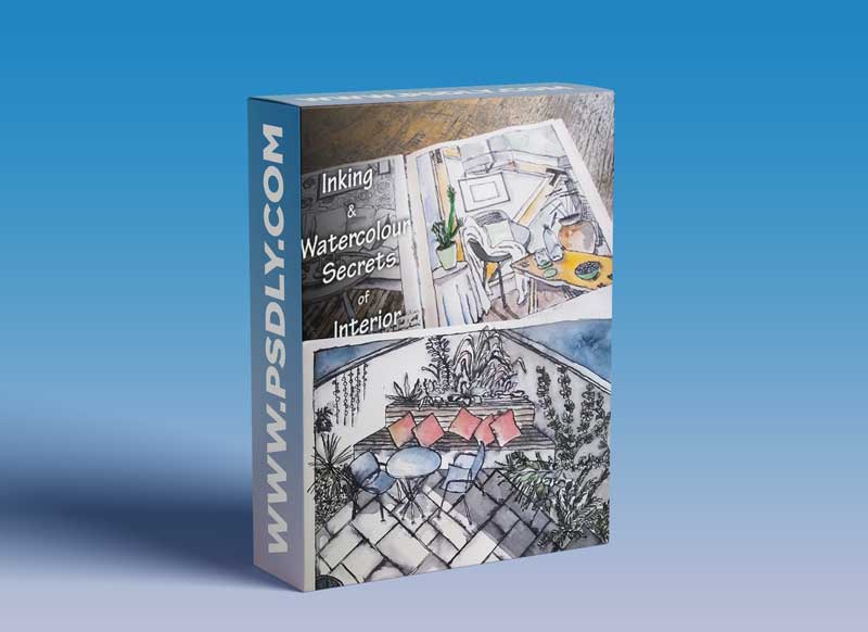 Watercolors and Inking Secrets of Interior Sketching