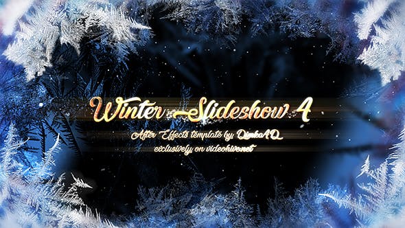 Videohive Winter Slideshow 4 21075135