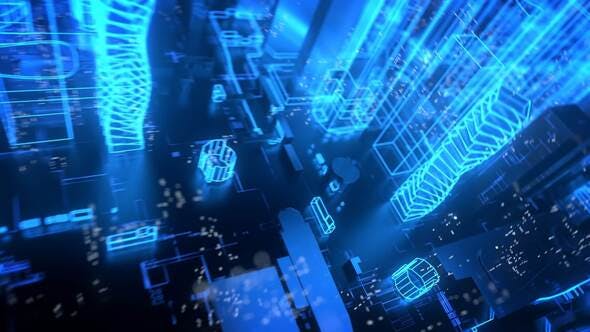 Videohive Data City 28529607