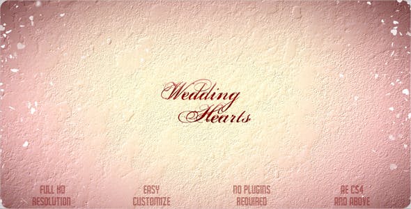 Videohive Wedding Hearts Slideshow 2360354