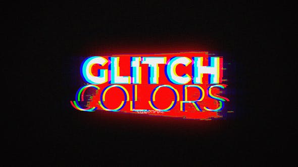 Videohive Glitch Colors Logo 24011880