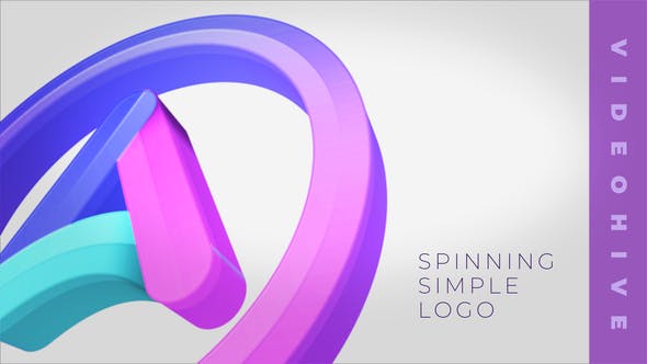 Videohive Spinning Simple Logo 24599833