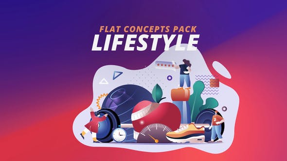 Videohive Lifestyle Flat Concept 30816727